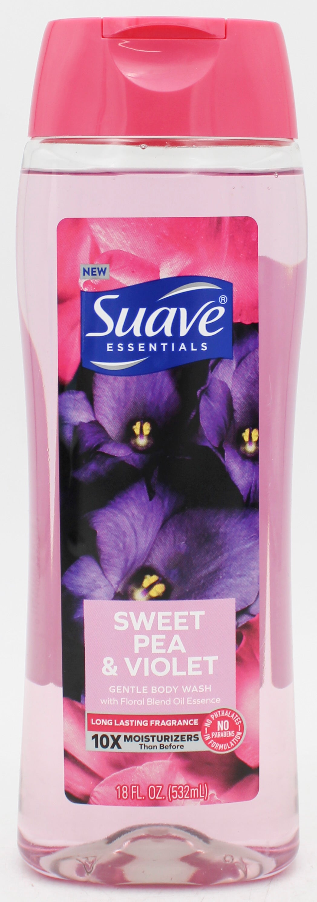 18 OZ SUAVE BODYWASH SWEET PEA & VIOLET
