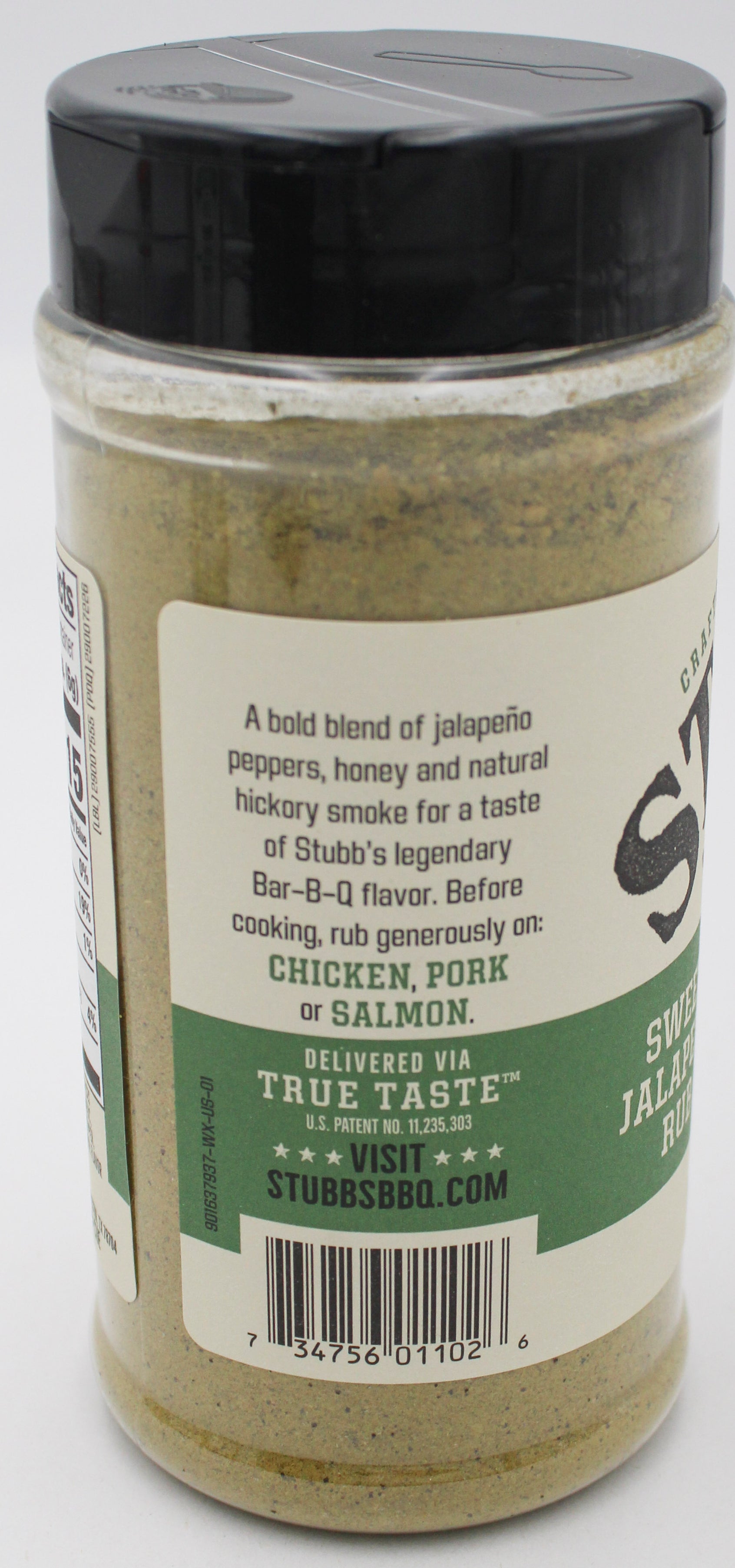 STUBBS SWEET JALAPENO RUB 11.4 Oz BB 6/22/26
