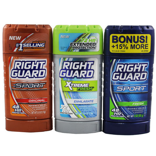 SP RIGHT GUARD DEODORANT 2.6oz ASST