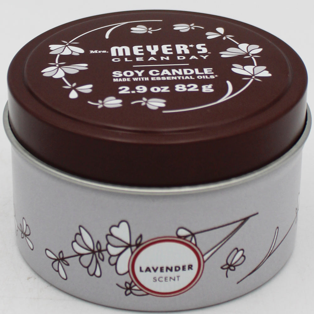 MRS MEYERS TIN CANDLE LAVENDER 2.9oz US'