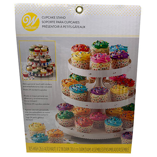 WILTON CUPCAKE STAND(HOLDS 24)WHITE