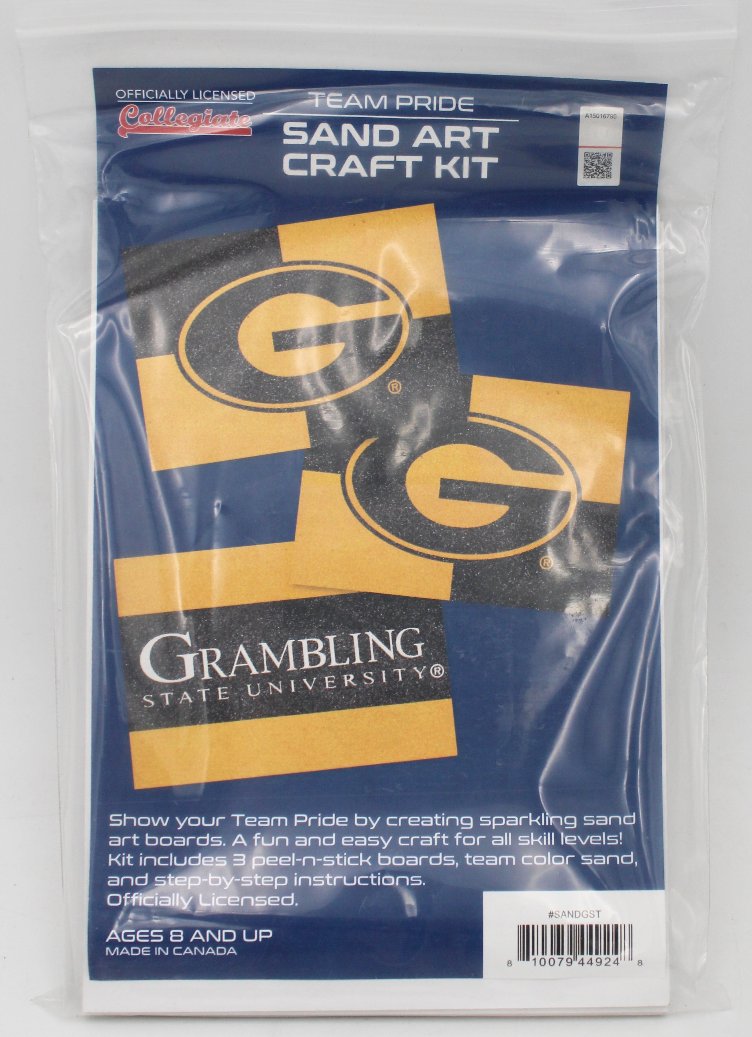 NCAA GRAMBLING STATE TIGERS SAND ART CRAFT KIT