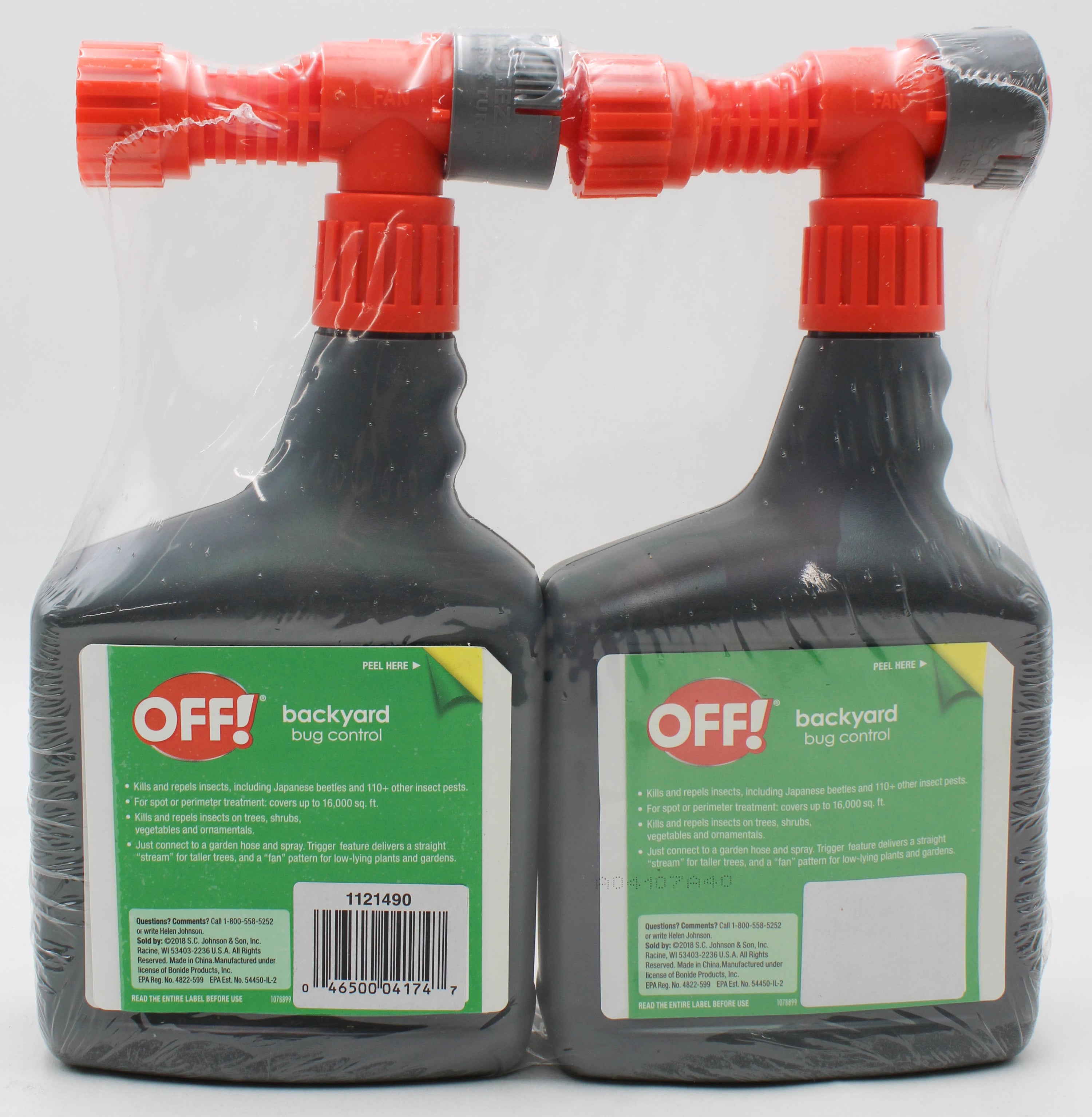 SP OFF BACKYARD BUG CONTROL 2PK 32oz