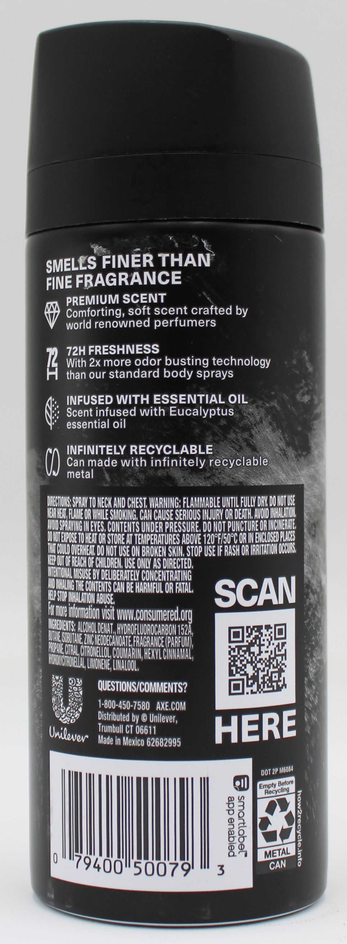 AXE BODY SPRAY COCONUT 4oz