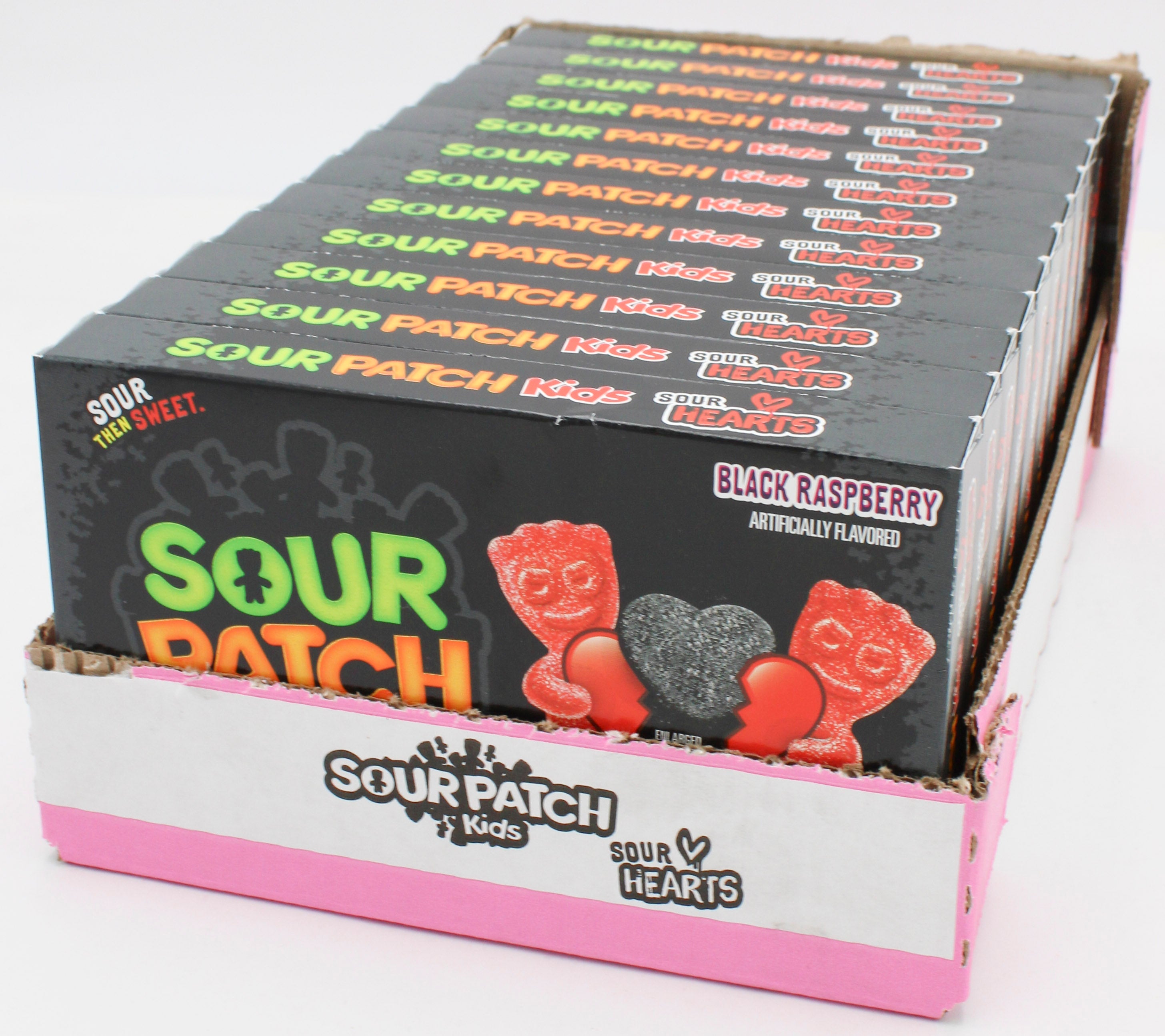 SOUR PATCH KIDS SOUR HEARTS THEATRE BOX 3.08 Oz  BB 9/21/26