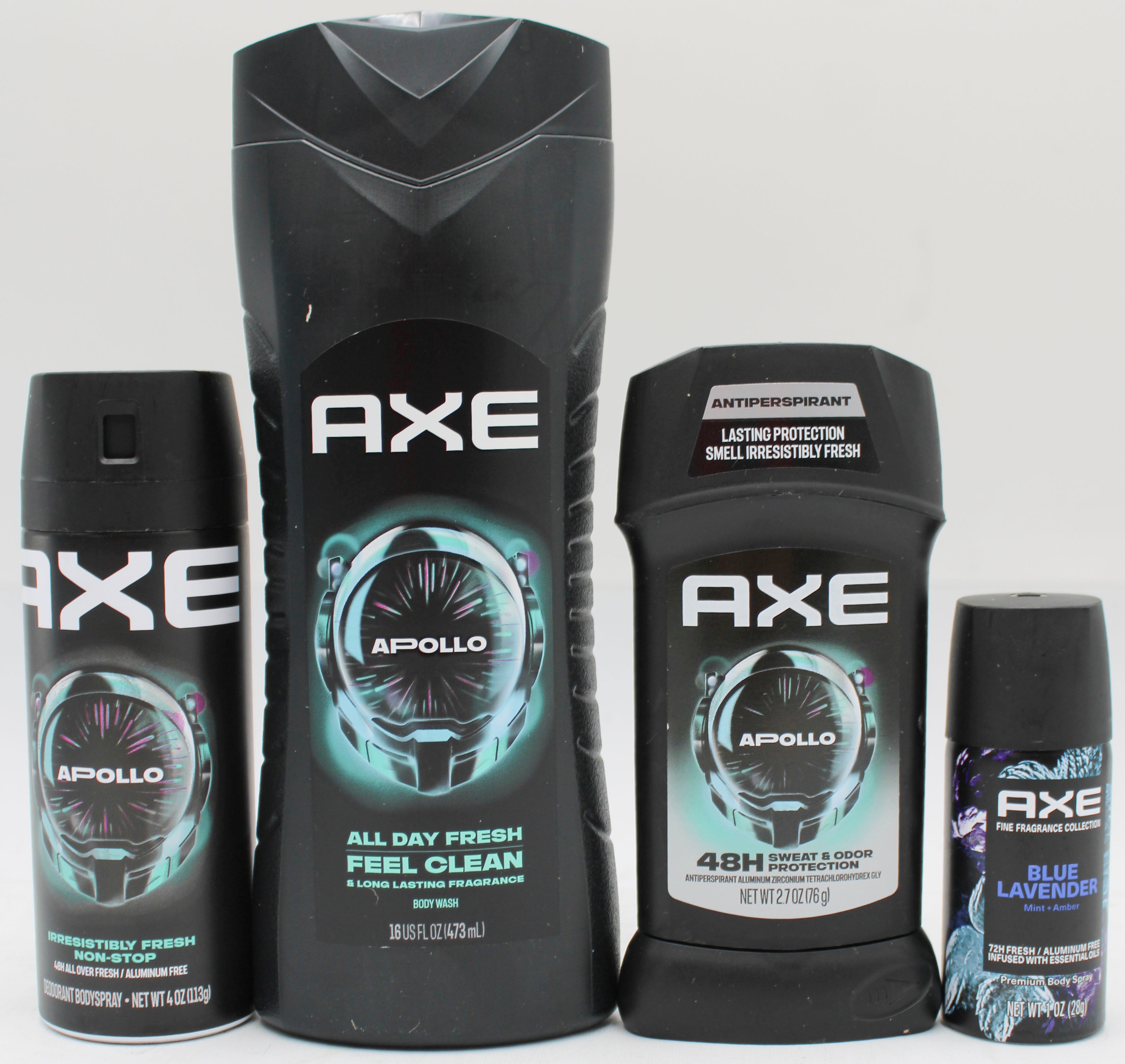 AXE APOLLO 4pc MIXED GIFT BOX EXP 8/31/2027
