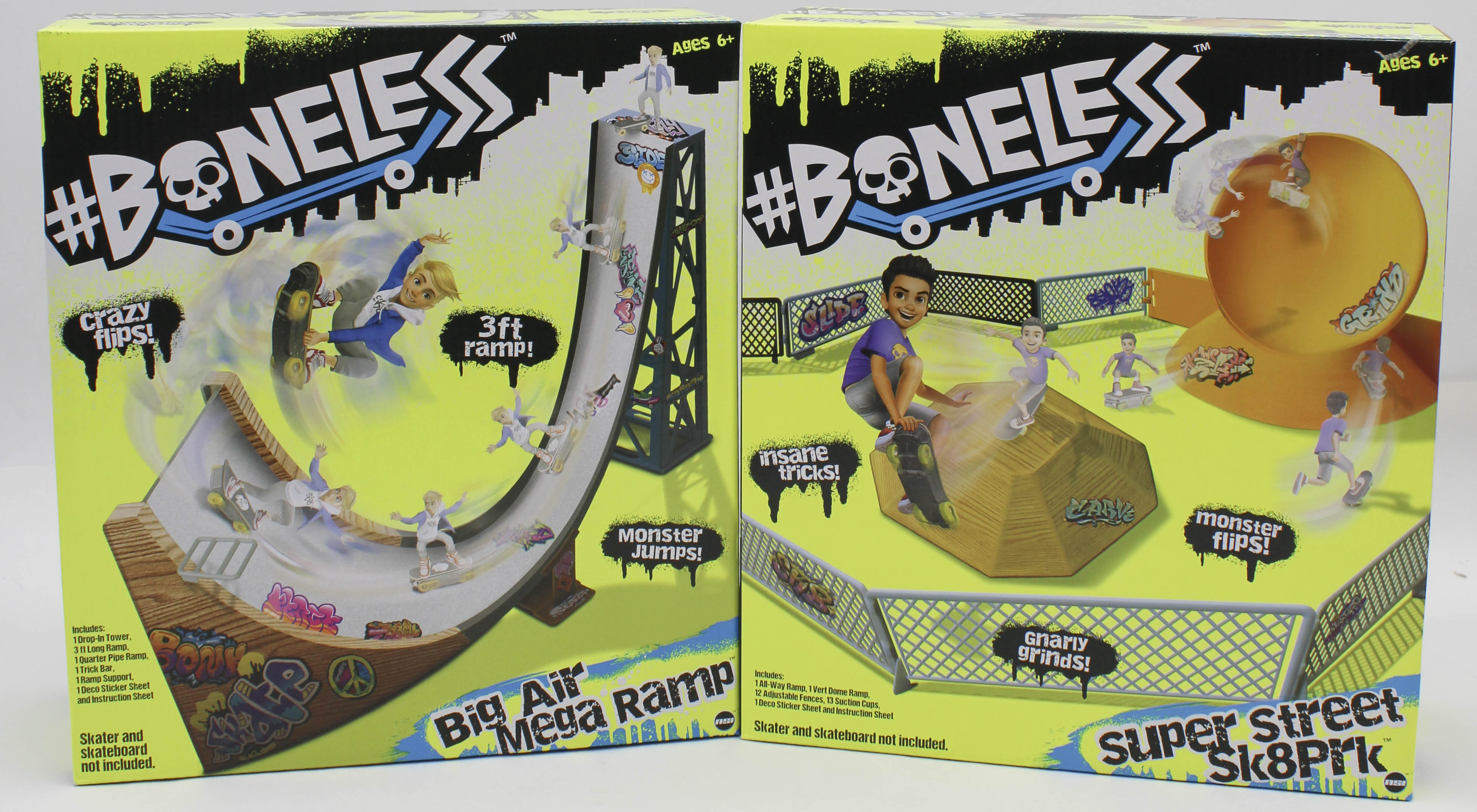BONELESS CRAYPLAY PLAYSET ASSTORTED -MEGARAMP SK8PRKS