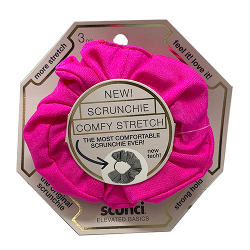 SCUNCI HAIR SCRUNCHIE 3CT ASST-NI