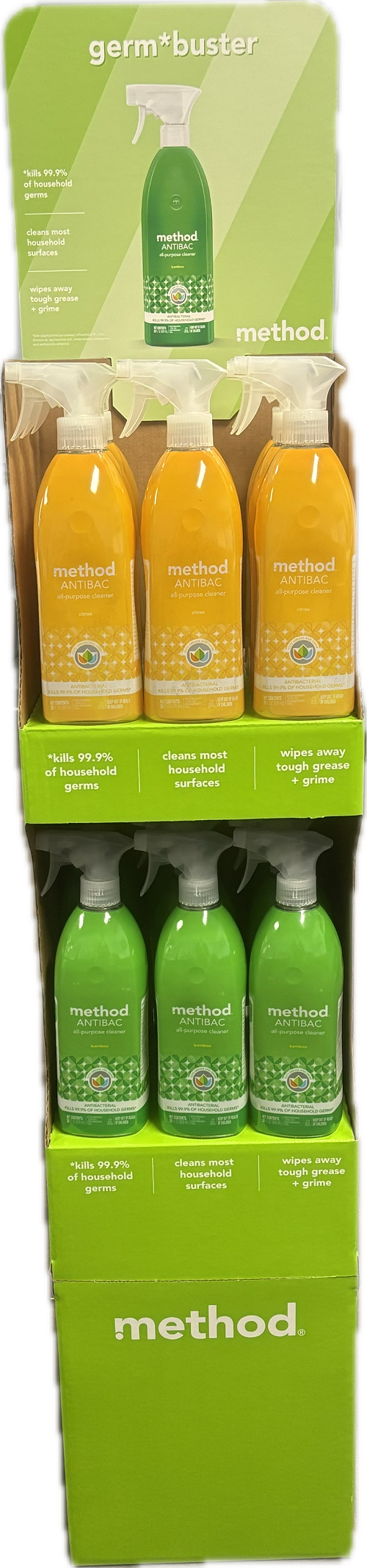 METHOD ANTIBACTERIAL EVERDAY MIXED FLOORSTAND 28oz US