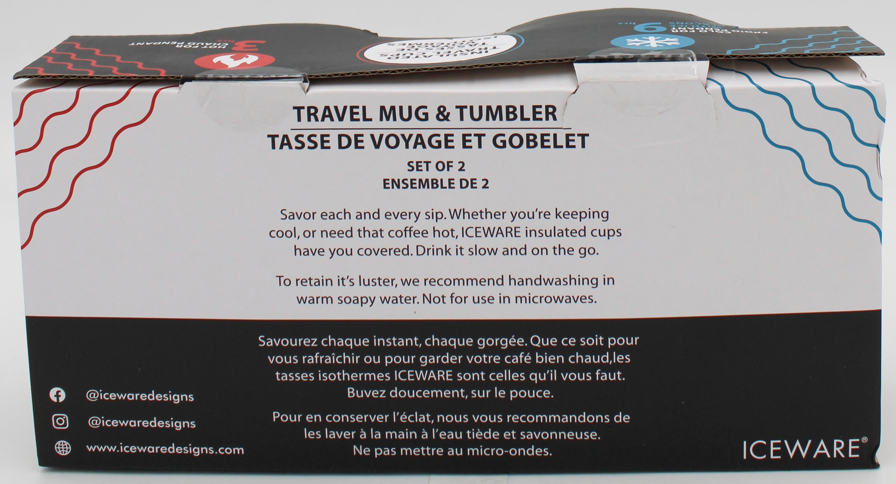 14oz 2pc DOUBLE WALL STEMLESS MUG & STEMLESS WINE - BUT FIRST, COFFEE/WINE