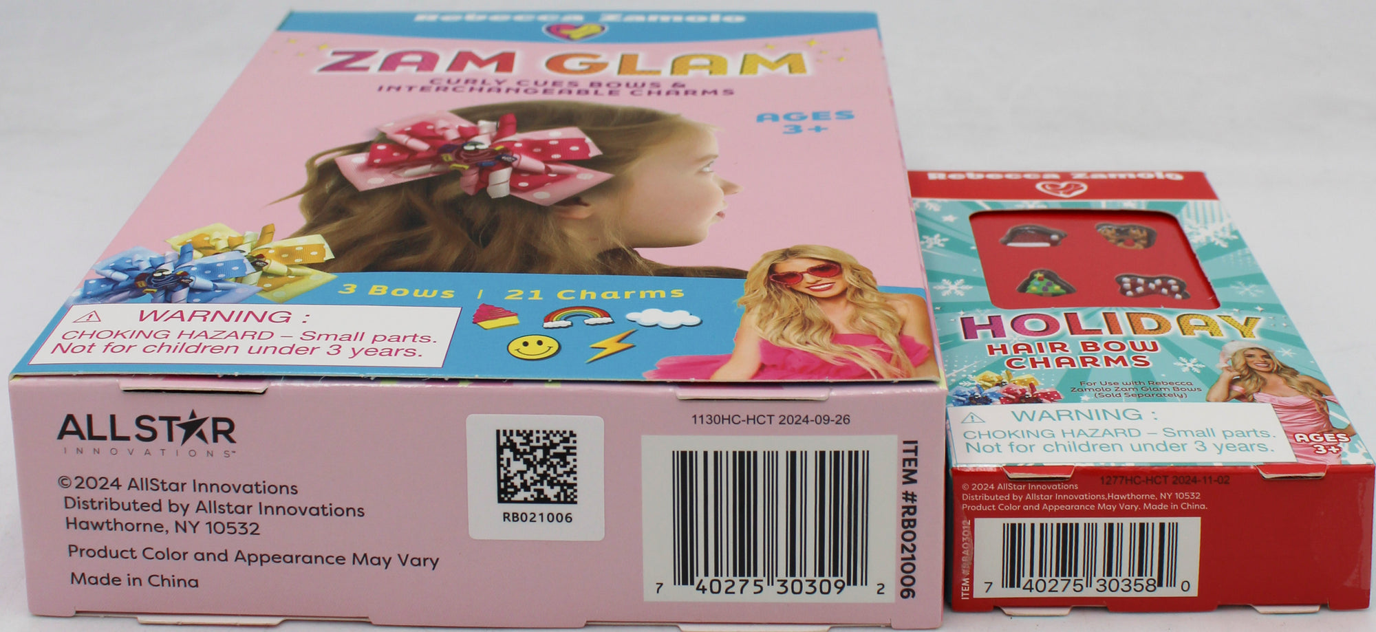 REBECCA ZAMOLO HOLIDAY HAIR BOW 24PC SIDEKICK