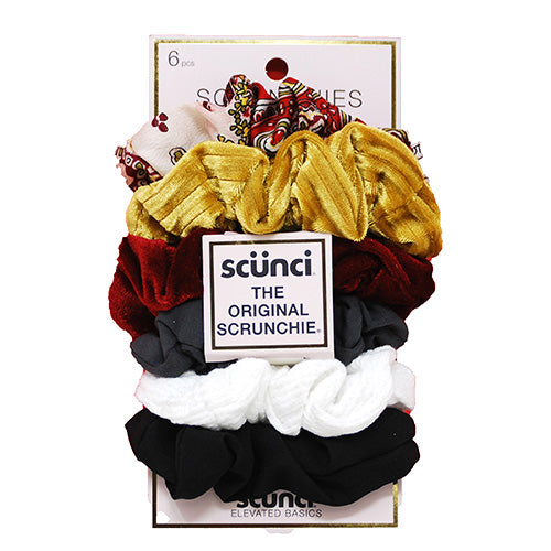 SCUNCI ORIG SCRUNCHIE 6CT-ASST NI