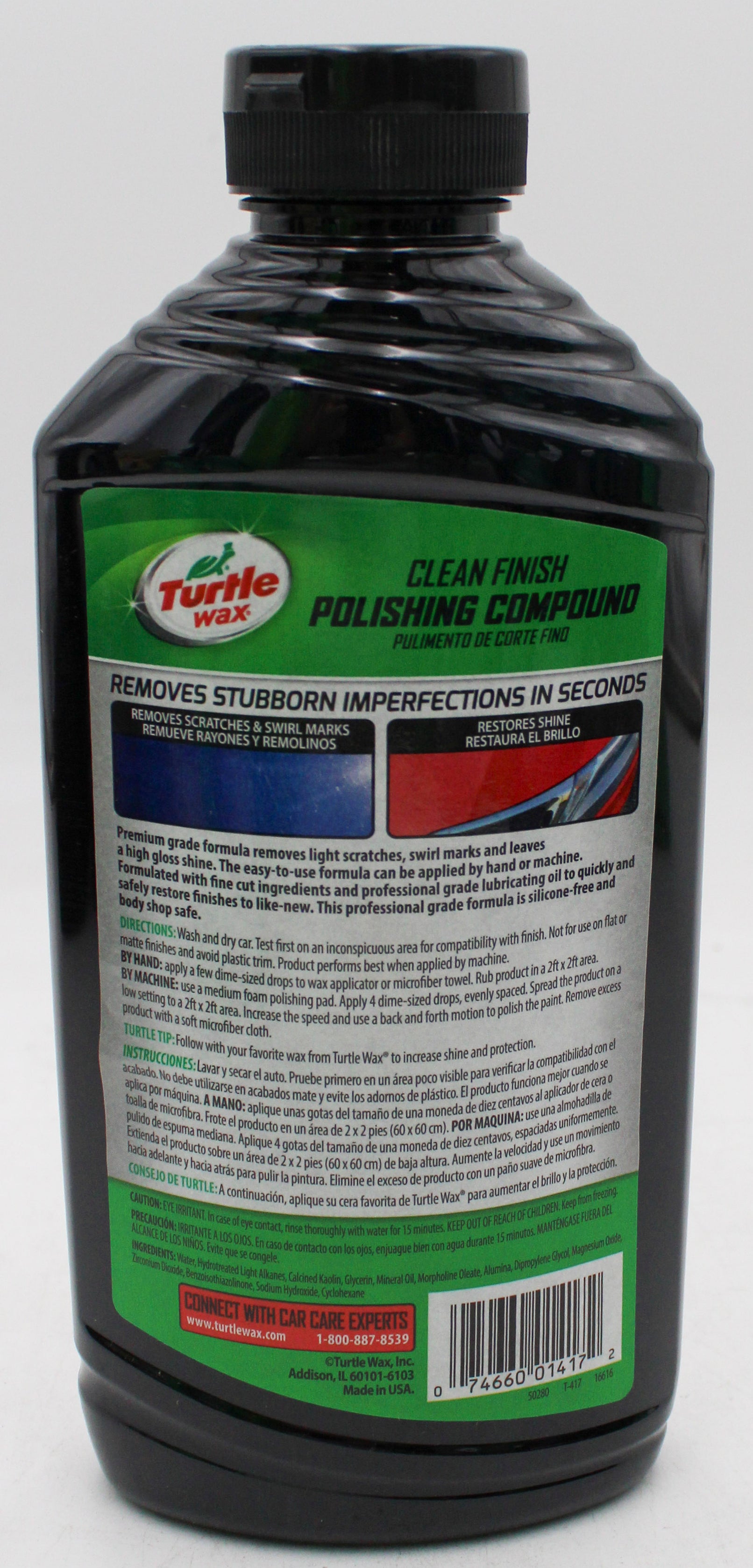 SP TURTLE WAX CLEAN FINISH POLISHING COMPOUND 18oz