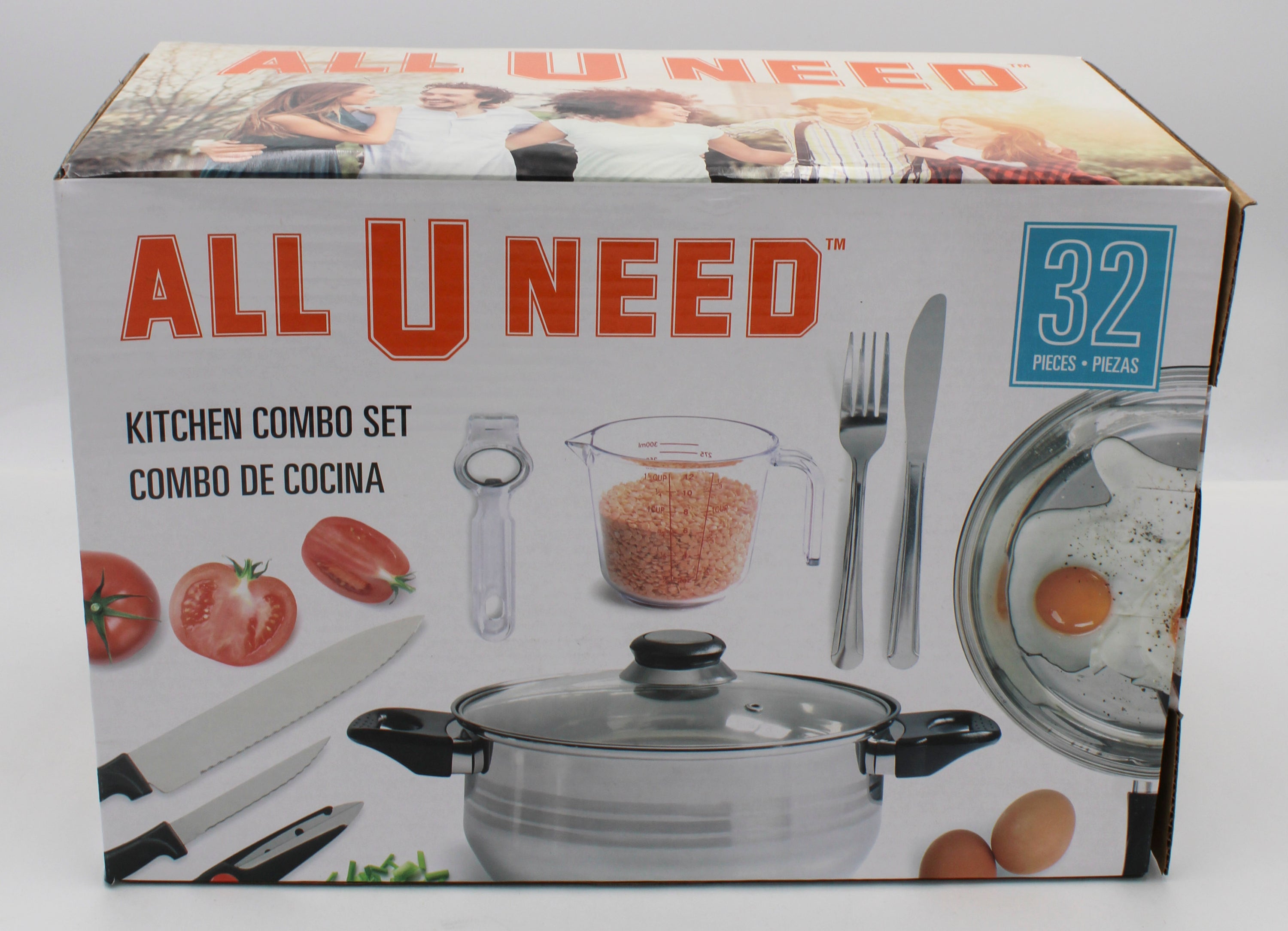 GIBSON EVERYDAY TOTAL KITCHEN SET - LYBRA 32pc NI