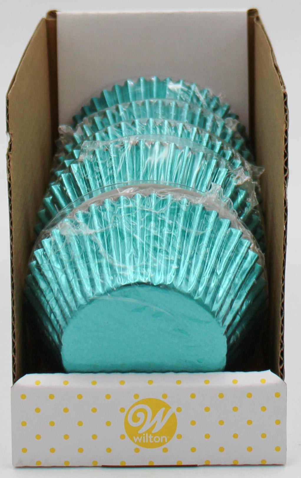 BAKING CUP FOIL TEAL STANDARD 24 CT NI