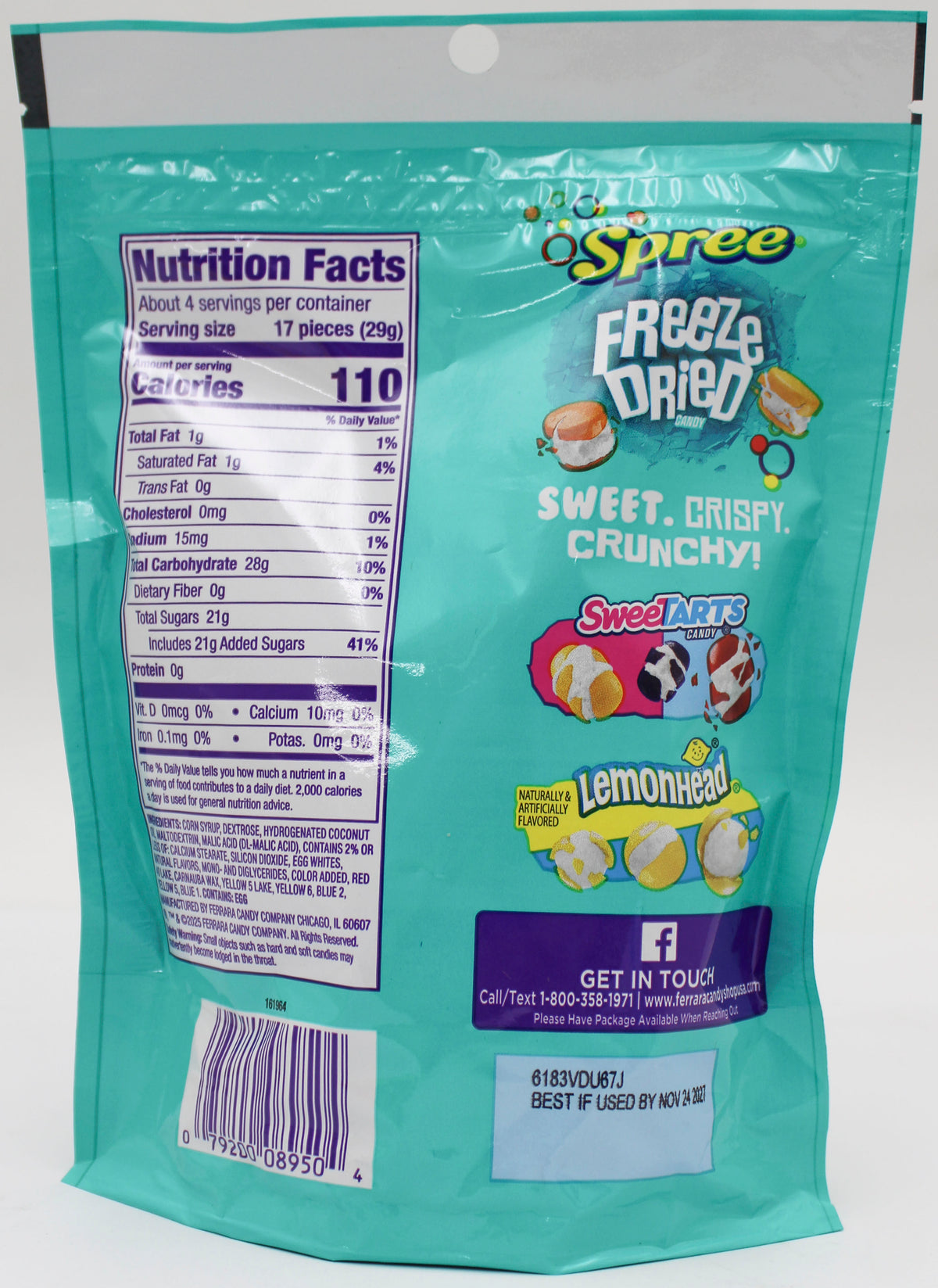 SPREE FREEZE DRIED 4 OZ BB 11/24/27