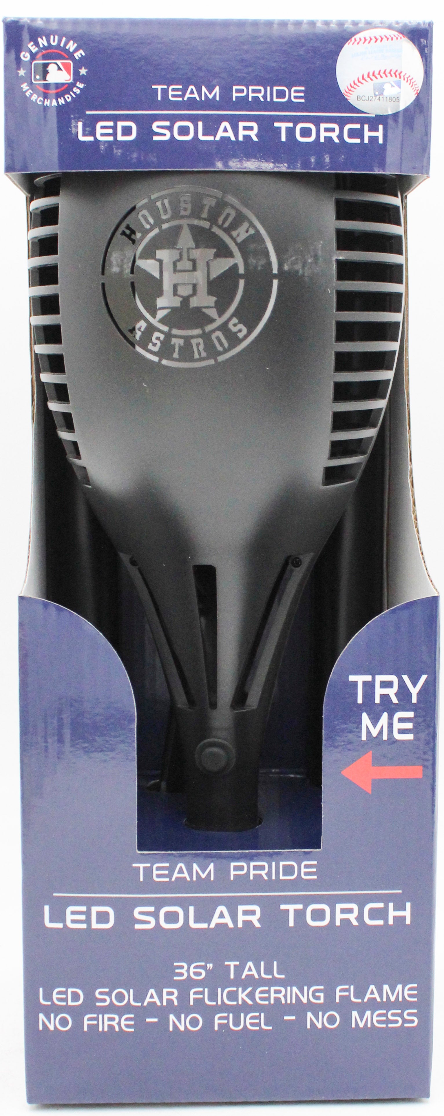 HOUSTON ASTROS LED SOLAR TORCH 36"