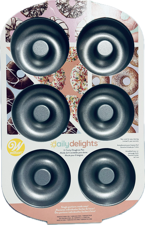 WILTON DAILY DELIGHTS 6 CAVITY DOUGHNUT PAN
