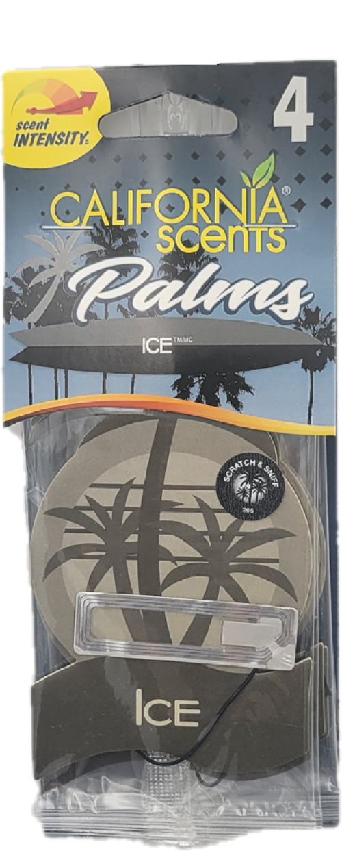 CALIFORNIA SCENTS 4CT PALMS ICE NI