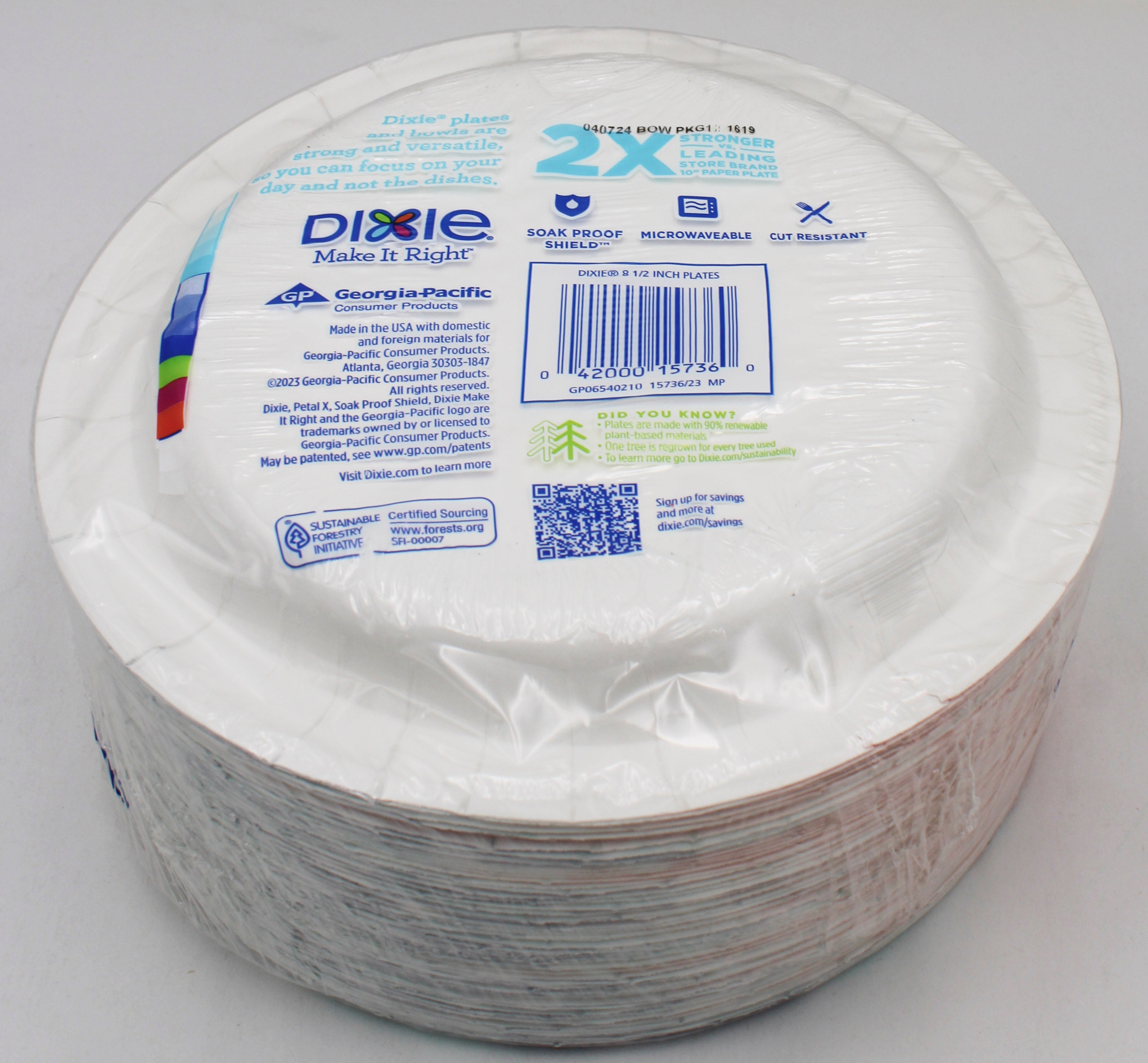 DIXIE PLATES 8 1/2 IN 90CT