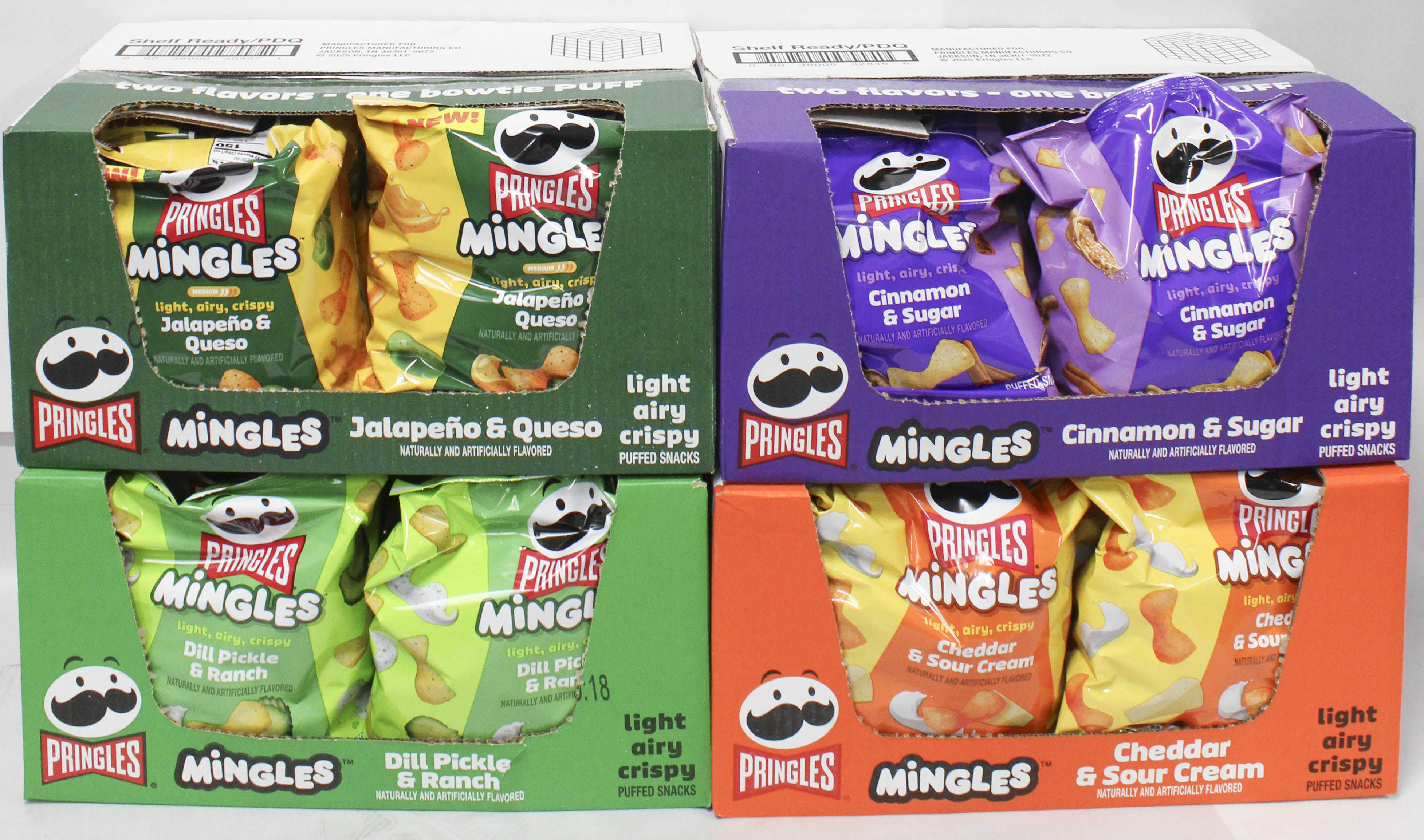PRINGLES MINGLES 4 FLAVOR HALF MOD NI BB 10/9/2026