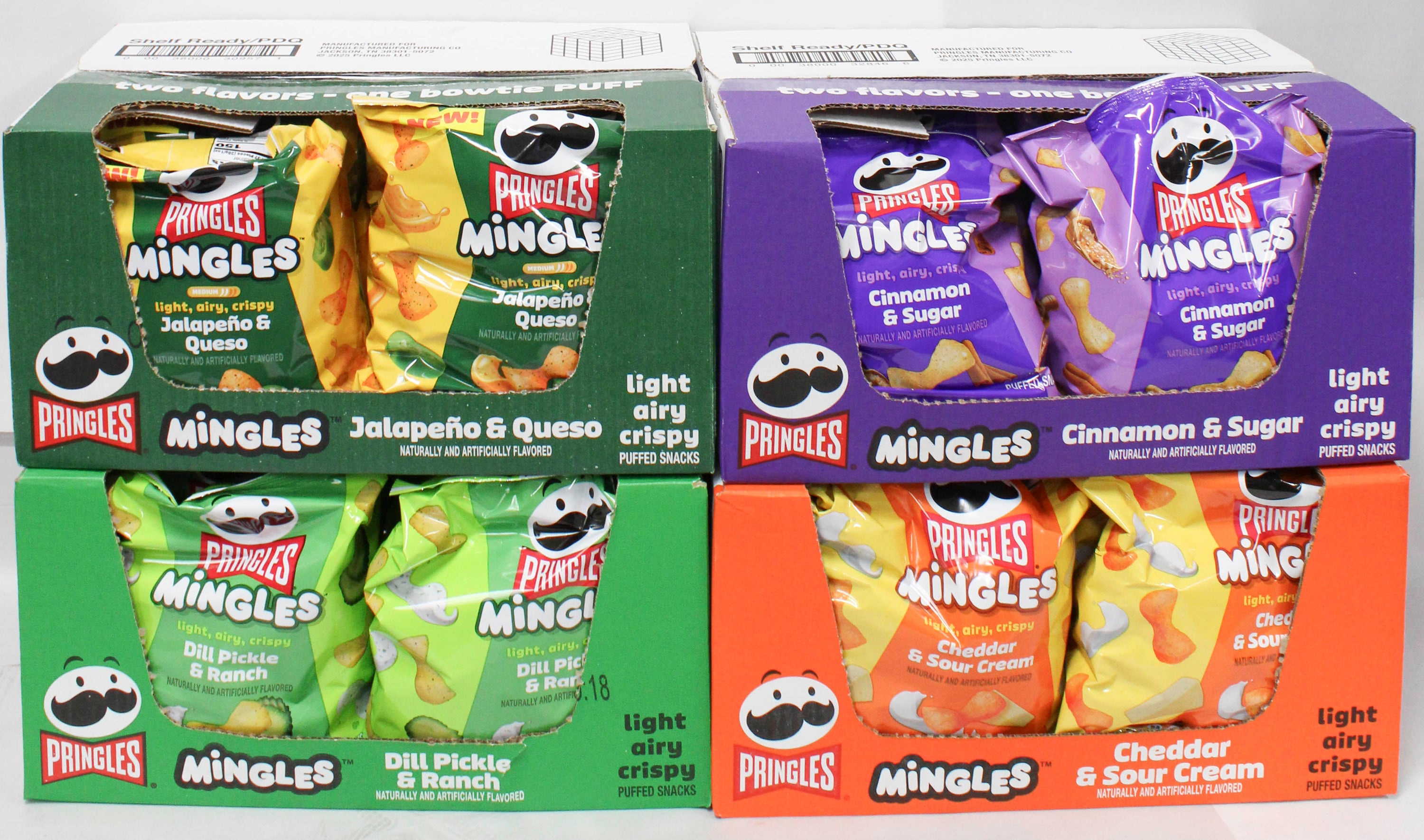 PRINGLES MINGLES 4 FLAVOR HALF MOD NI BB 10/9/2026
