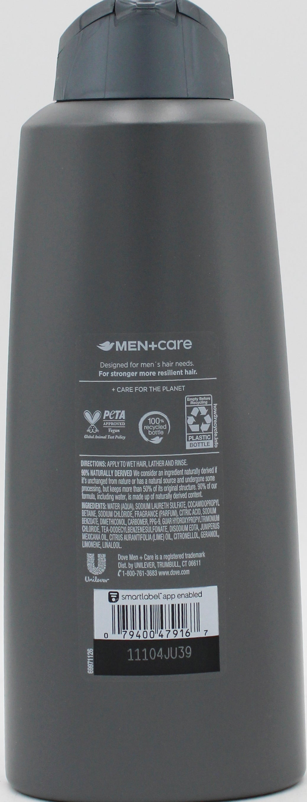 DOVE MENS 2 IN 1 SHAMPOO & CONDITIONER LIME + CEDAR 20.4oz