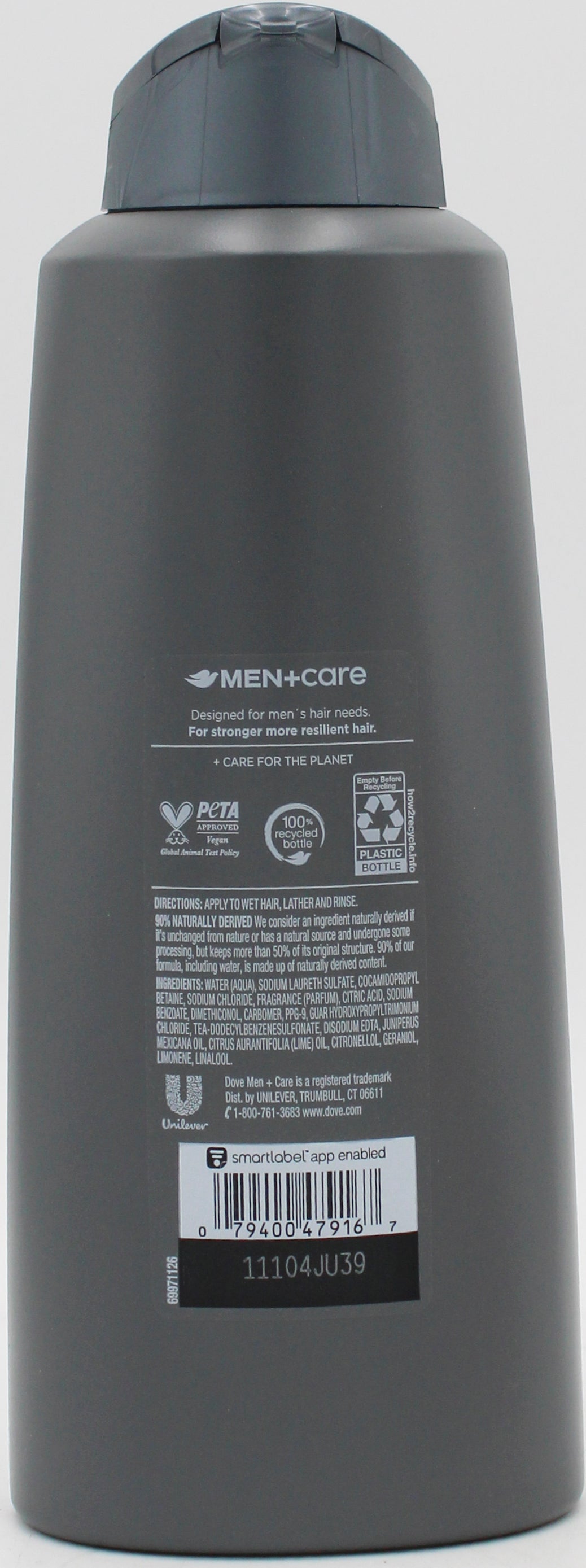 DOVE MENS 2 IN 1 SHAMPOO & CONDITIONER LIME + CEDAR 20.4oz