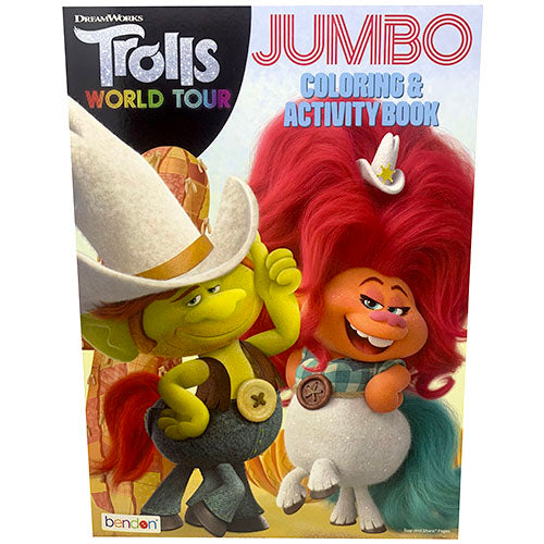 JUMBO COLR/ACTVTY BOOK($1.99)TROLLS