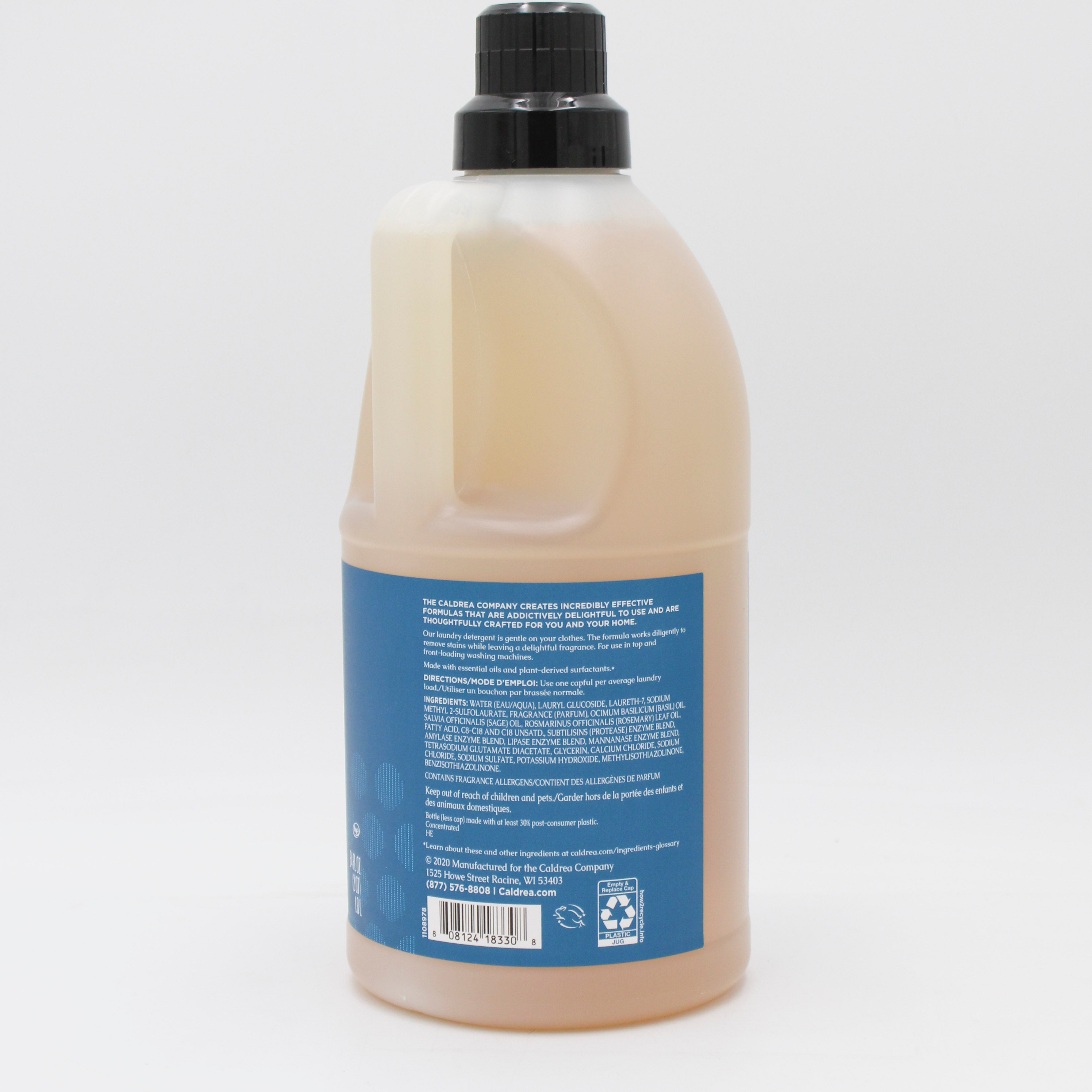 CALDREA LAUNDRY DETERGENT BASIL BLUE SAGE 64oz