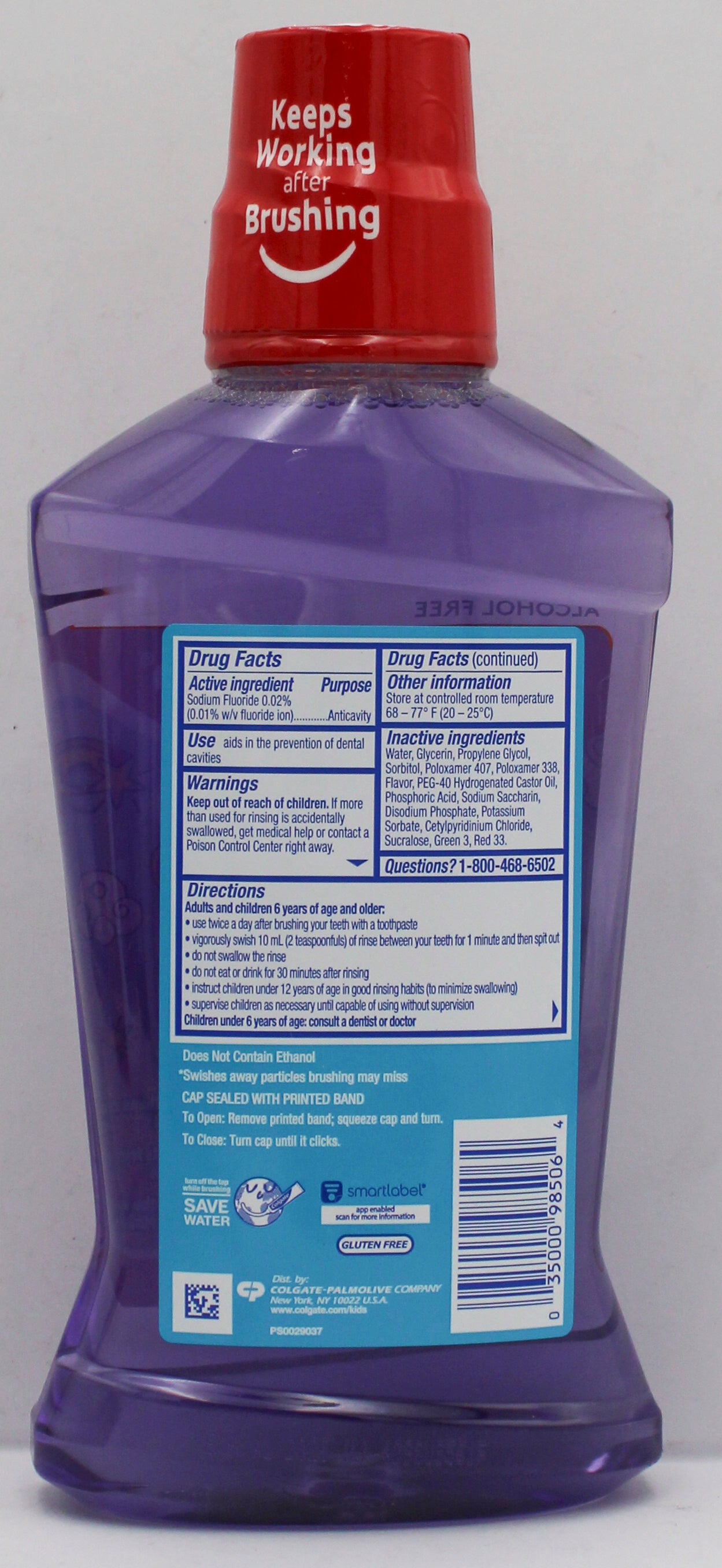 COLGATE KIDS MOUTHWASH BUBBLE FRUIT UNICORN 16.9oz EXP 4/30/2026 NI