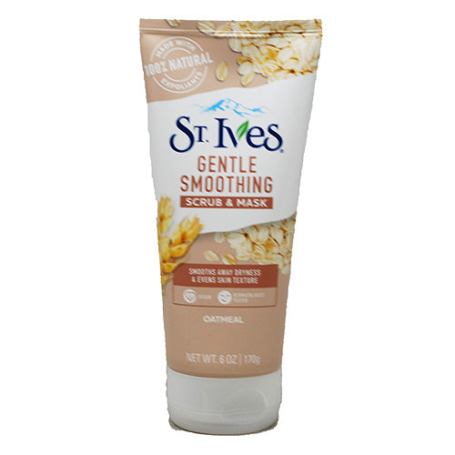 ST.IVES FACE SCRUB & MASK 6oz-OATMEAL(8/23)