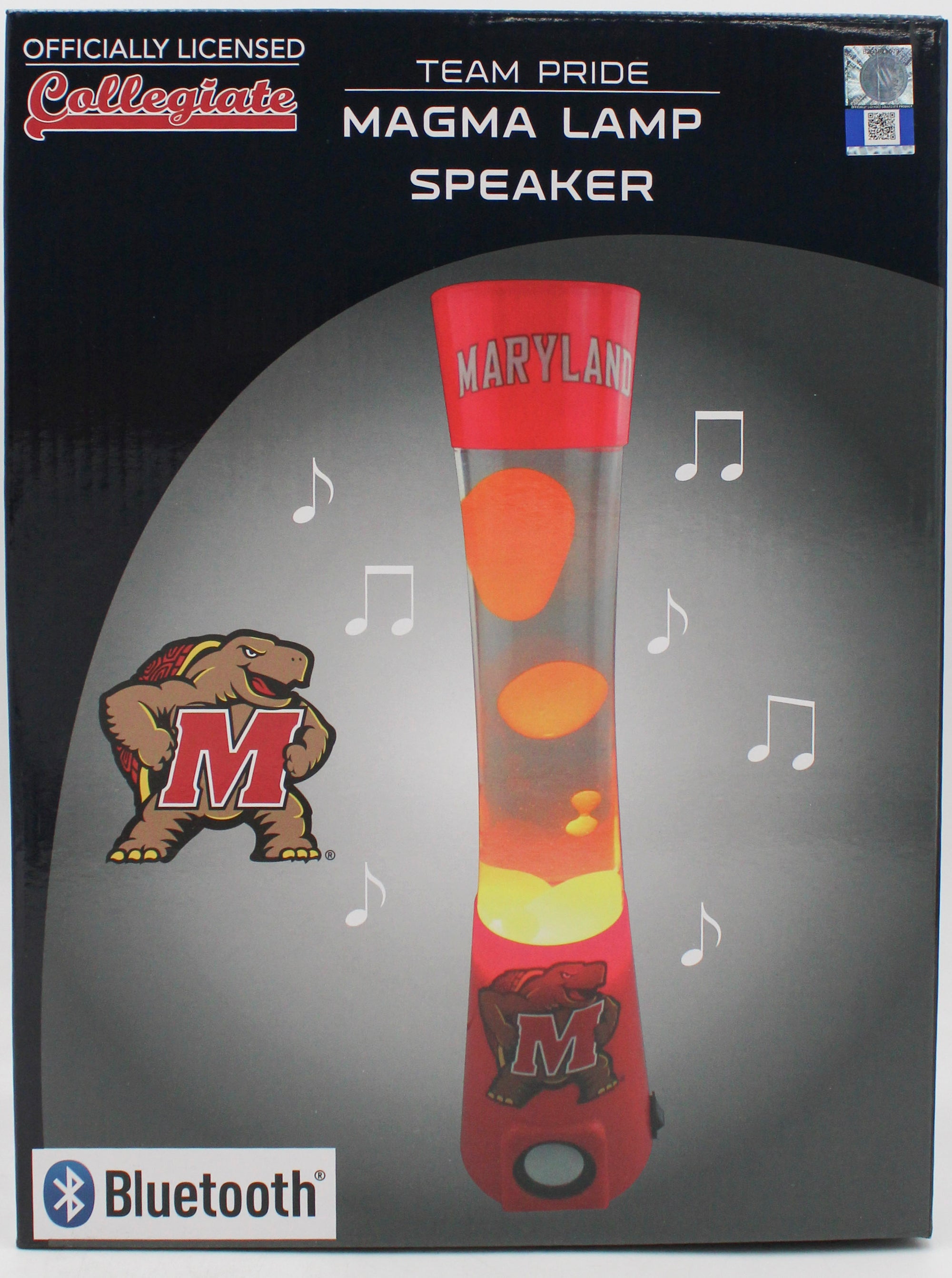 MARYLAND TERRAPINS LAVA LAMP SPEAKER 16.5"