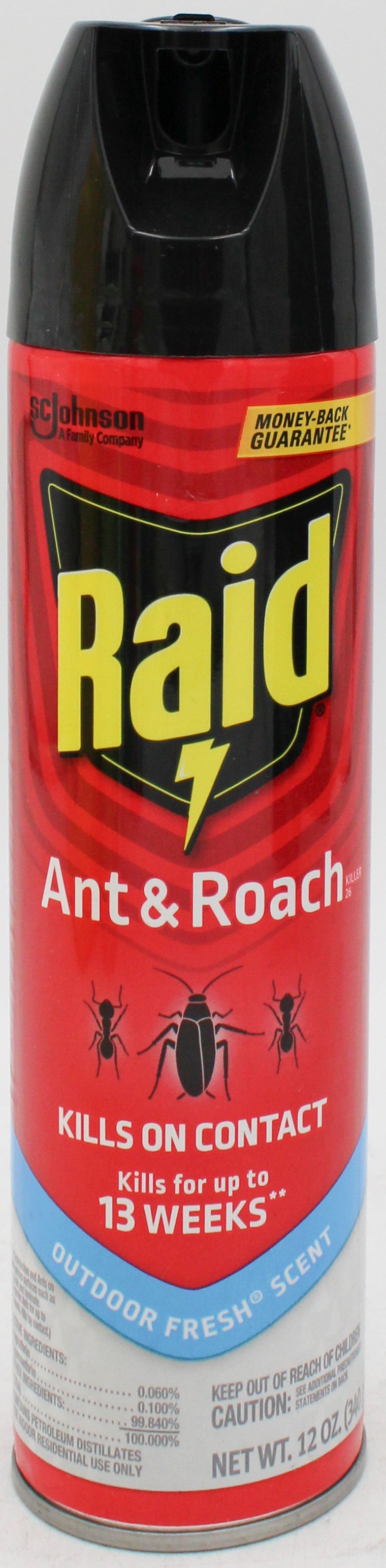 SP RAID ANT & ROACH KILLER 12oz OUTDOOR FRESH SCENT