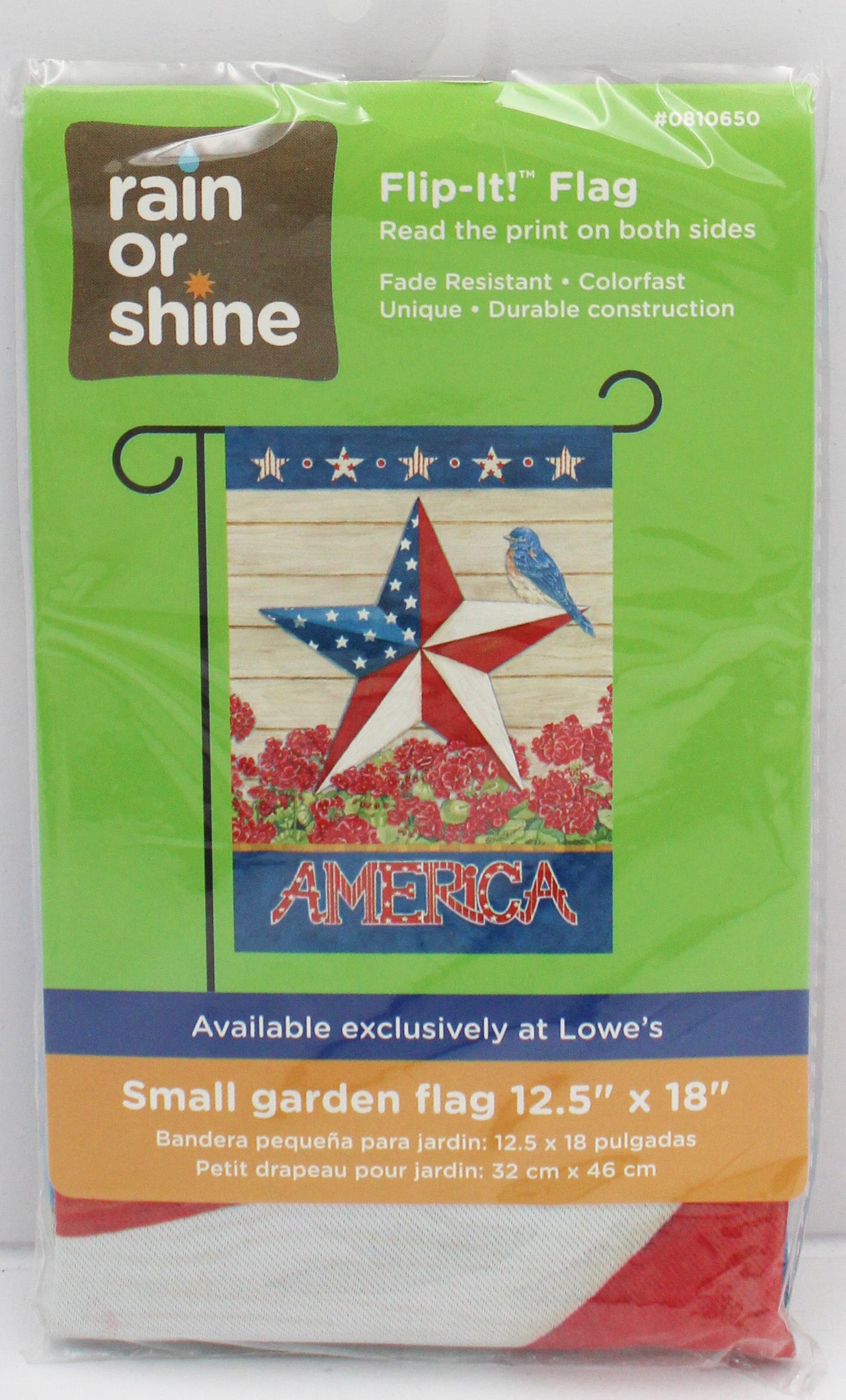 GARDEN FLAG - AMERICA 12.5in x 18in