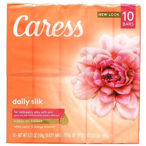 CARESS SOAP 3.75oz/10CT-DAILY SILK