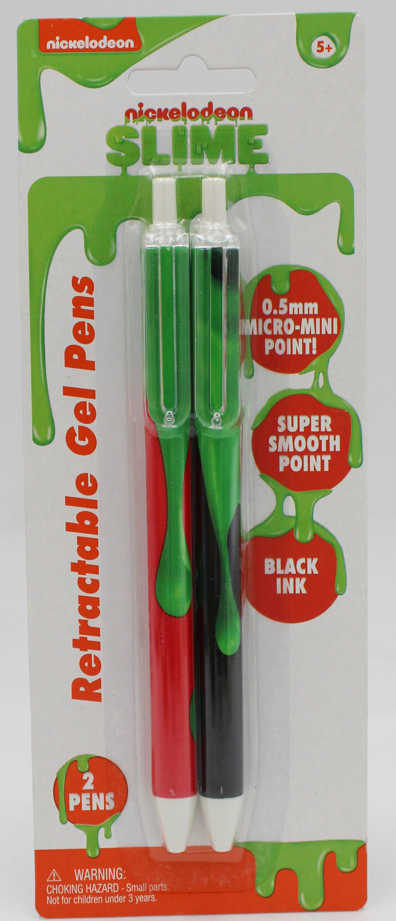 SLIME 2 PK GEL PENS.