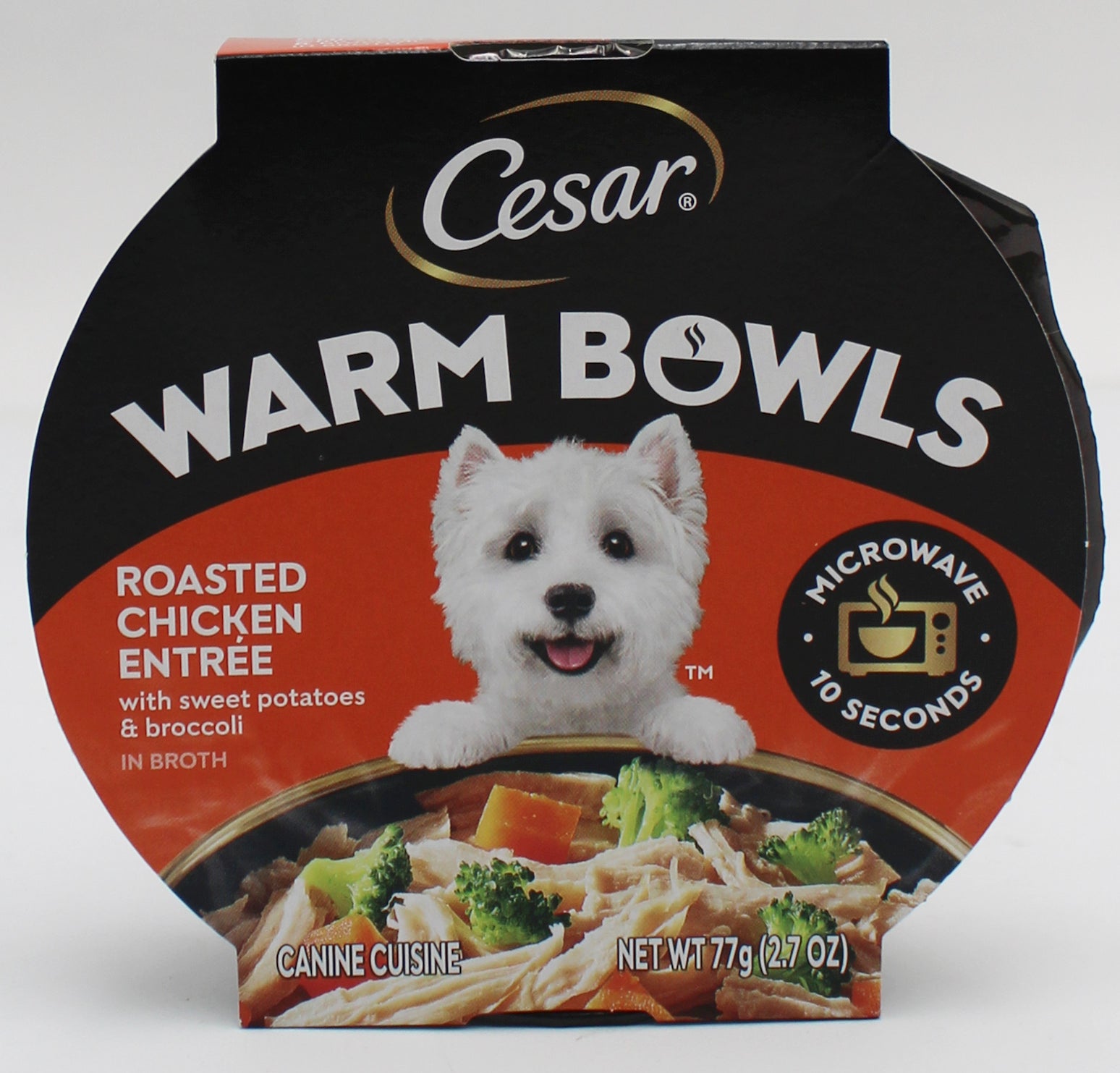 CESAR Warm Bowls Roasted Chicken Flavor Wet Dog Food 2.7oz
