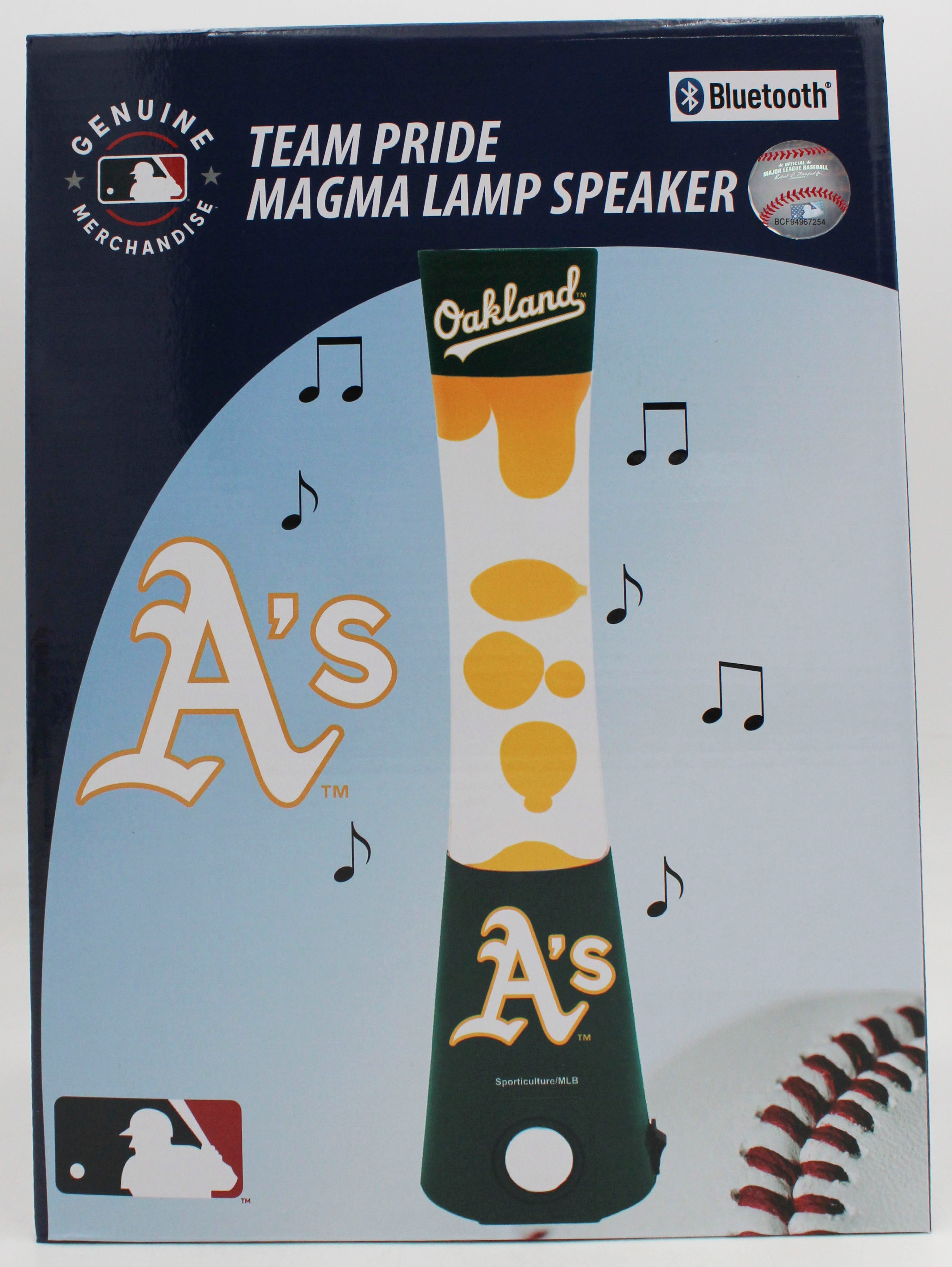 MLB OAKLAND ATHLETICS LAVA LAMP SPEAKER 16.5"