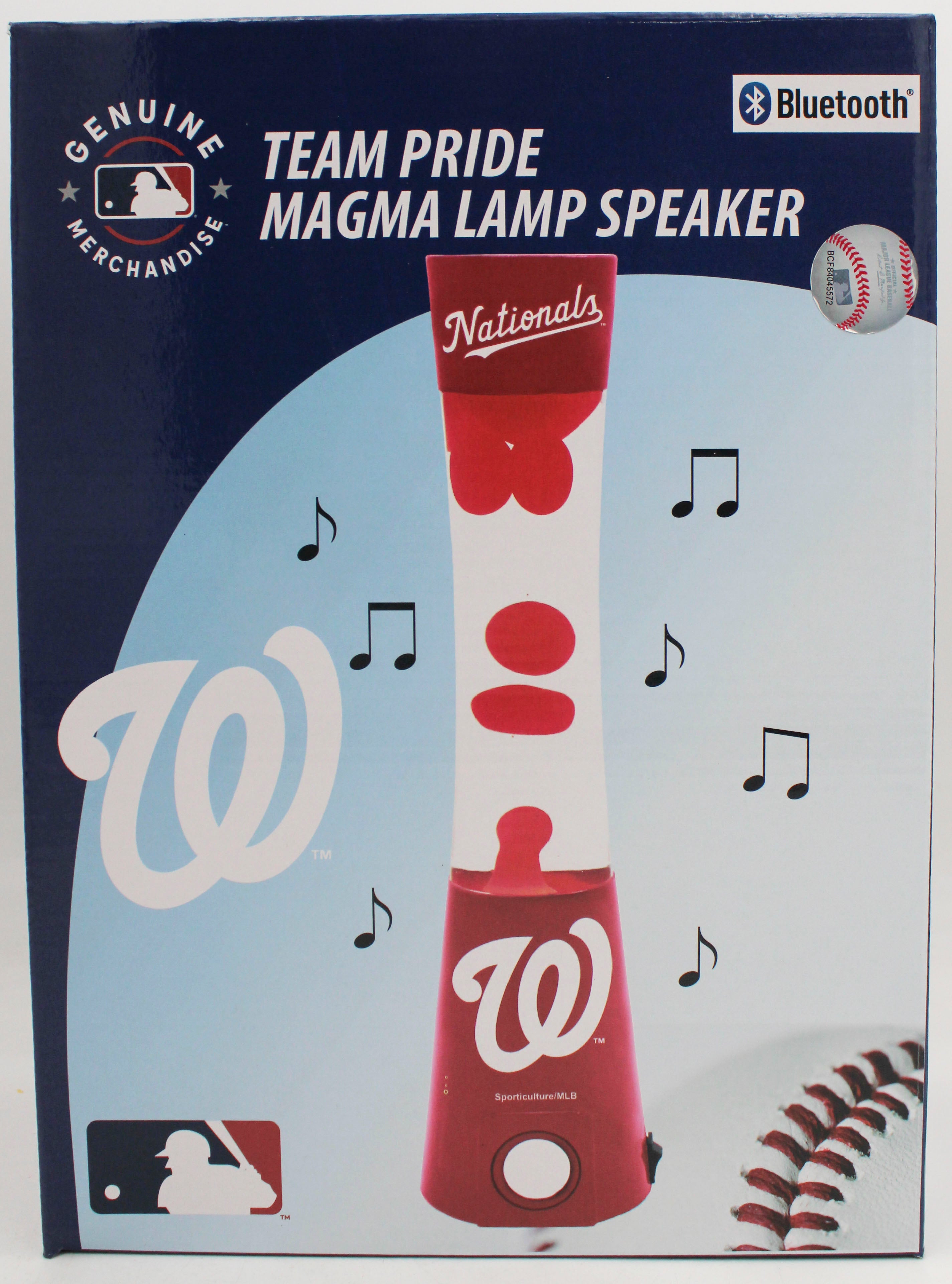 MLB WASHINGTON NATIONALS LAVA LAMP SPEAKER -16.5"