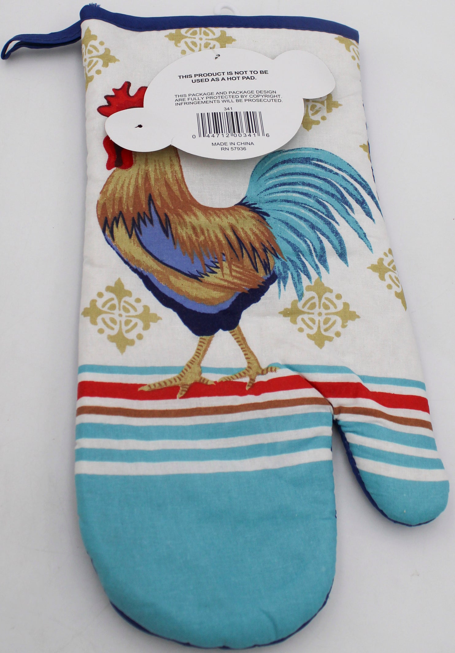 OVEN MITT 13 INCH ASST PRINTS