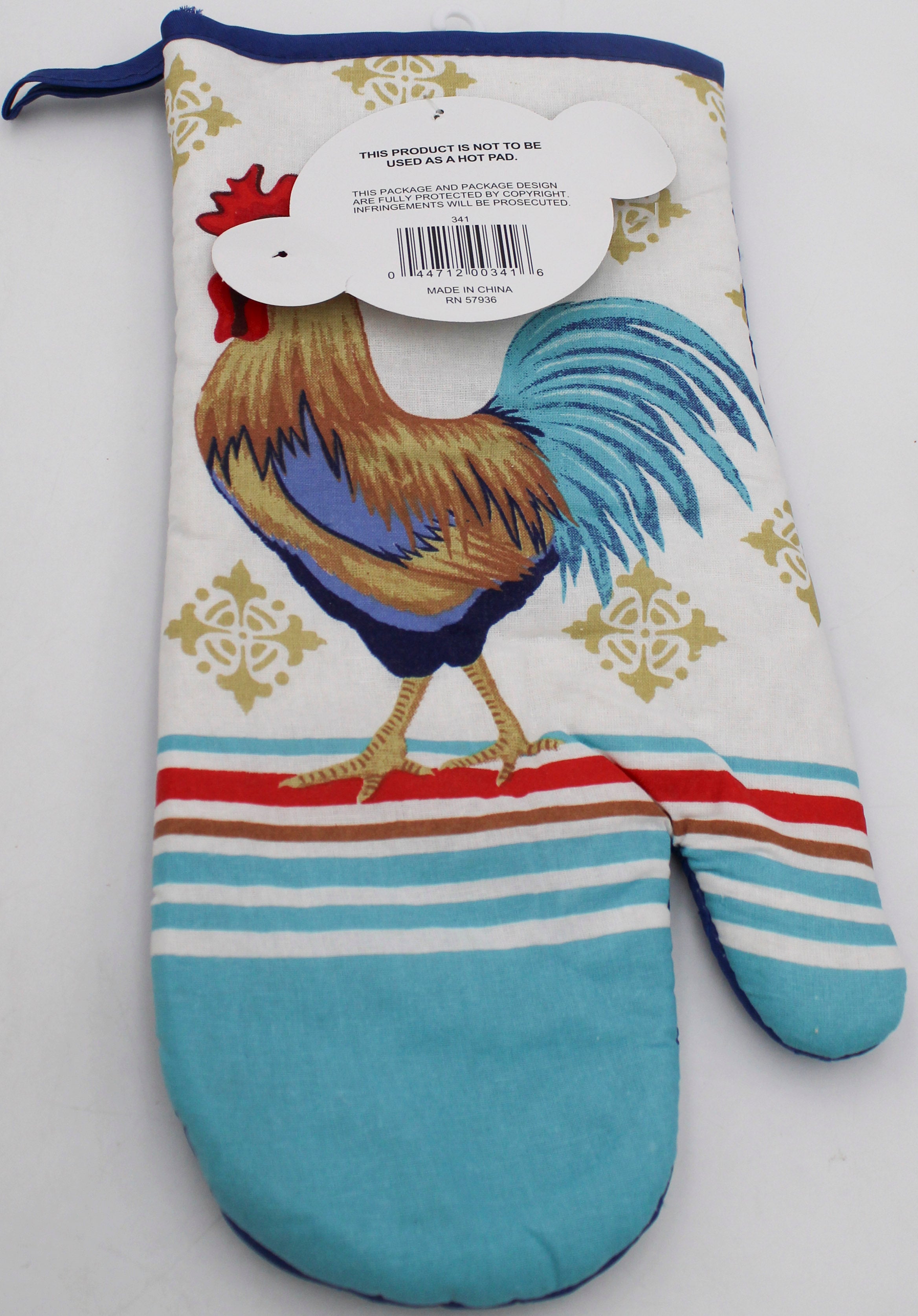 OVEN MITT 13 INCH ASST PRINTS