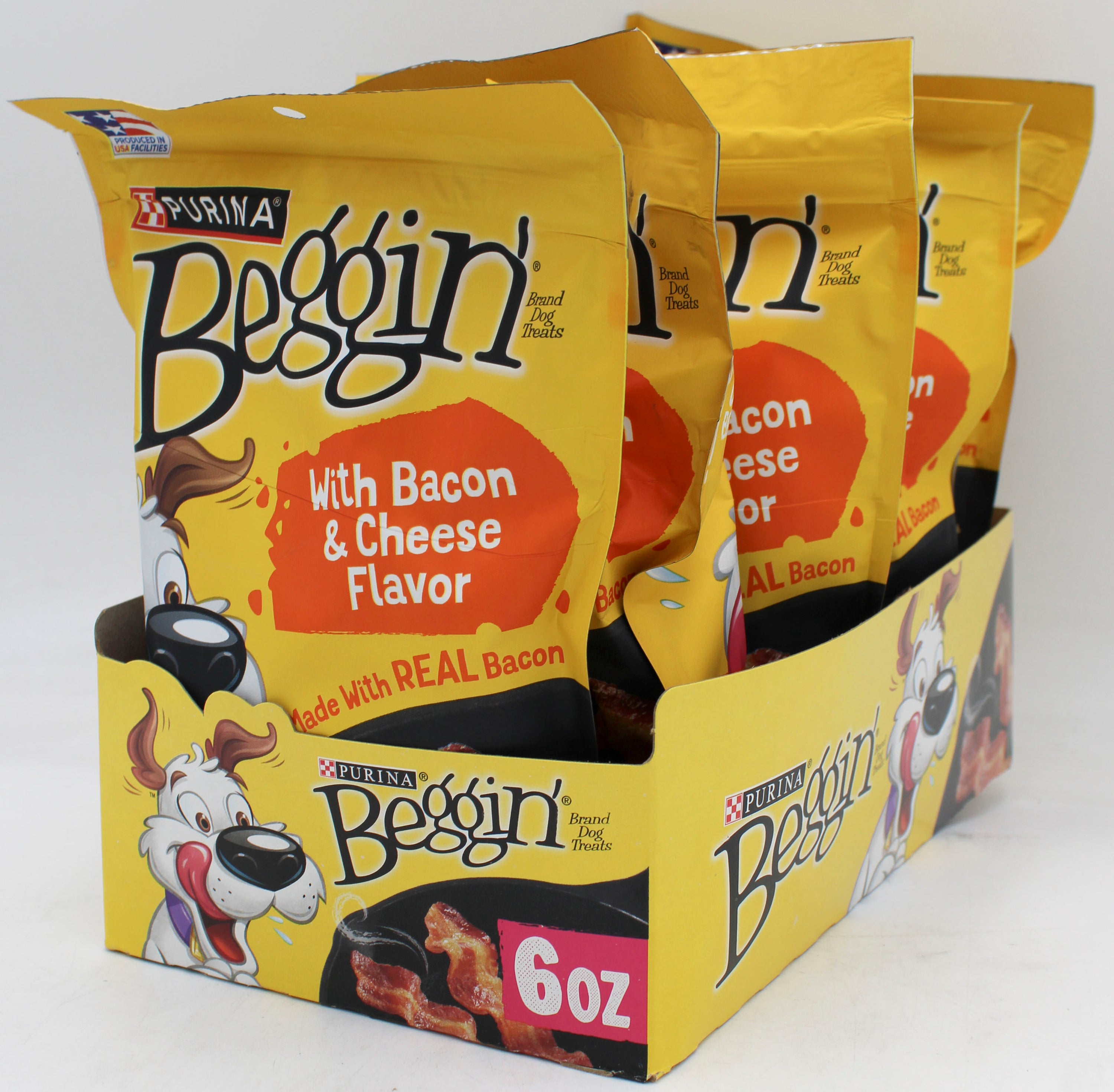PURINA BEGGIN' WITH BACON & CHEESE FLAVOR 6oz. EXP. 10/30/2026 NI