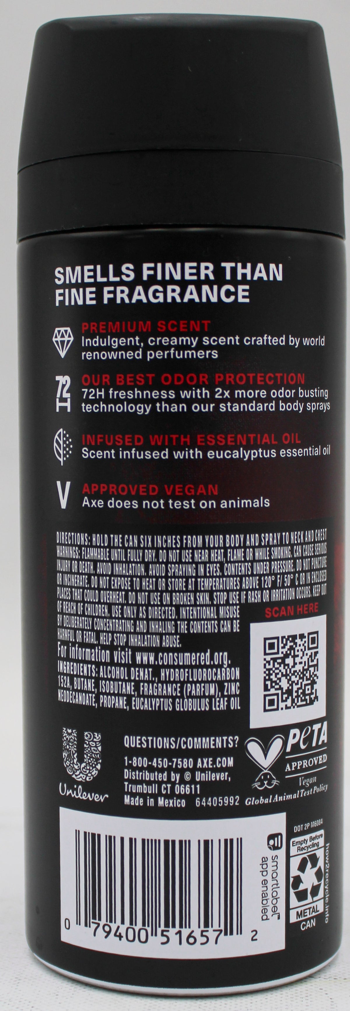 AXE BODY SPRAY FFC CHERRY 4oz