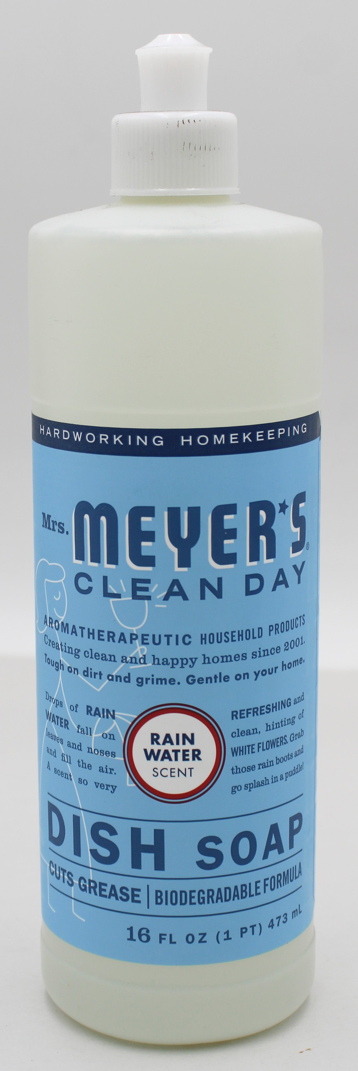 SP MRS. MEYER'S DISH SOAP 16oz RAIN WATER