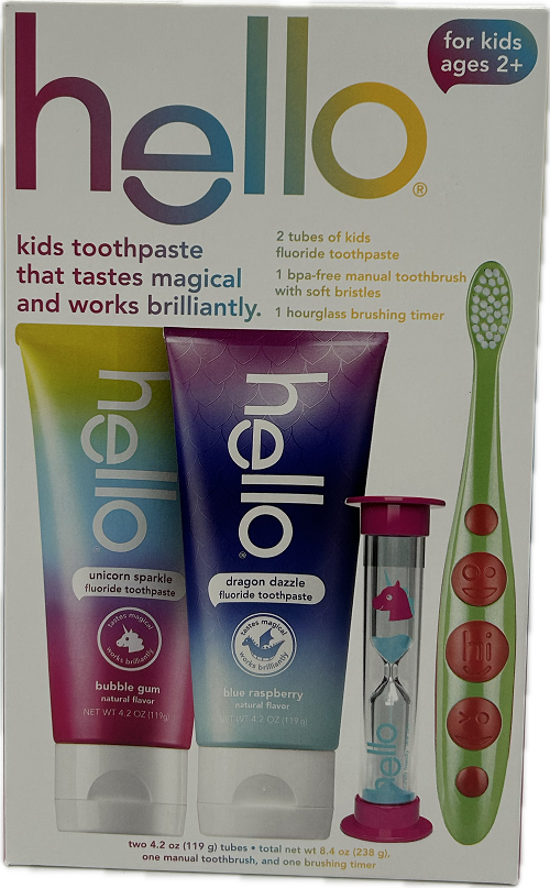 HELLO KIDS HOLIDAY GIFT SET W/ HOUR GLASS NI