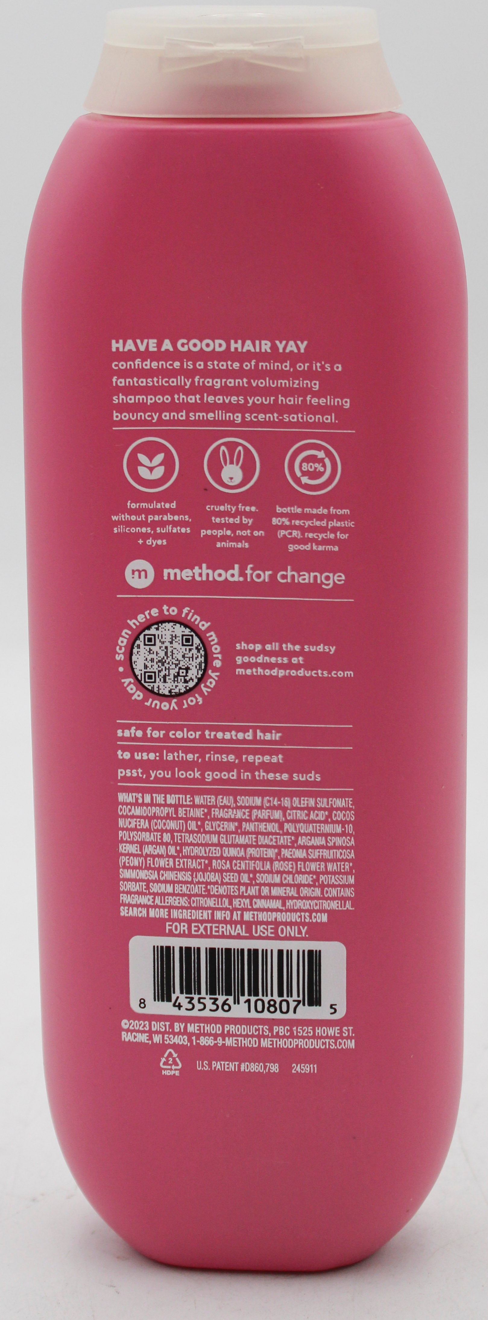 SP METHOD VOLUMIZING SHAMPOO 14oz PURE PEACE
