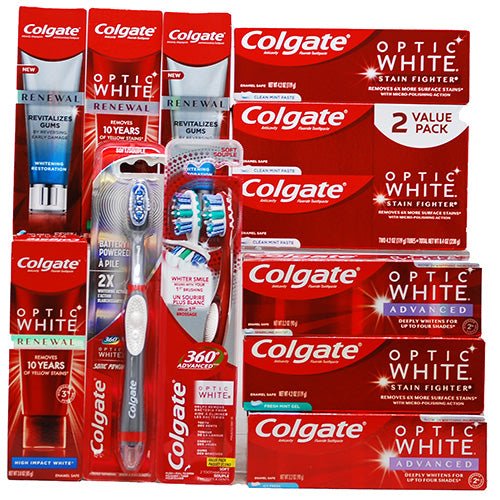 COLGATE MIXED T/PASTE & T/BRUSH(3/22)ASST DSPLY/NI