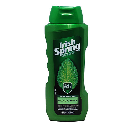 IRISH SPRING BODY WASH 18fl oz-BLACK MINT NI