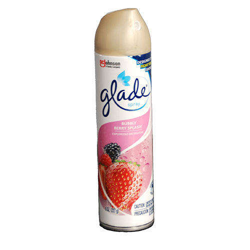 GLADE AEROSOL SPRAY 8oz BUBBLY BERRY SPLASH